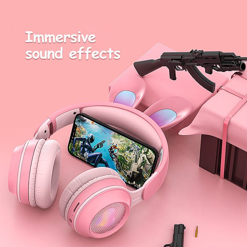 Rabbit Ear Headphones Wireless Luminous Extendable Headphones - Infinite CelebrationsEarphonesInfinite CelebrationsInfinite Celebrations