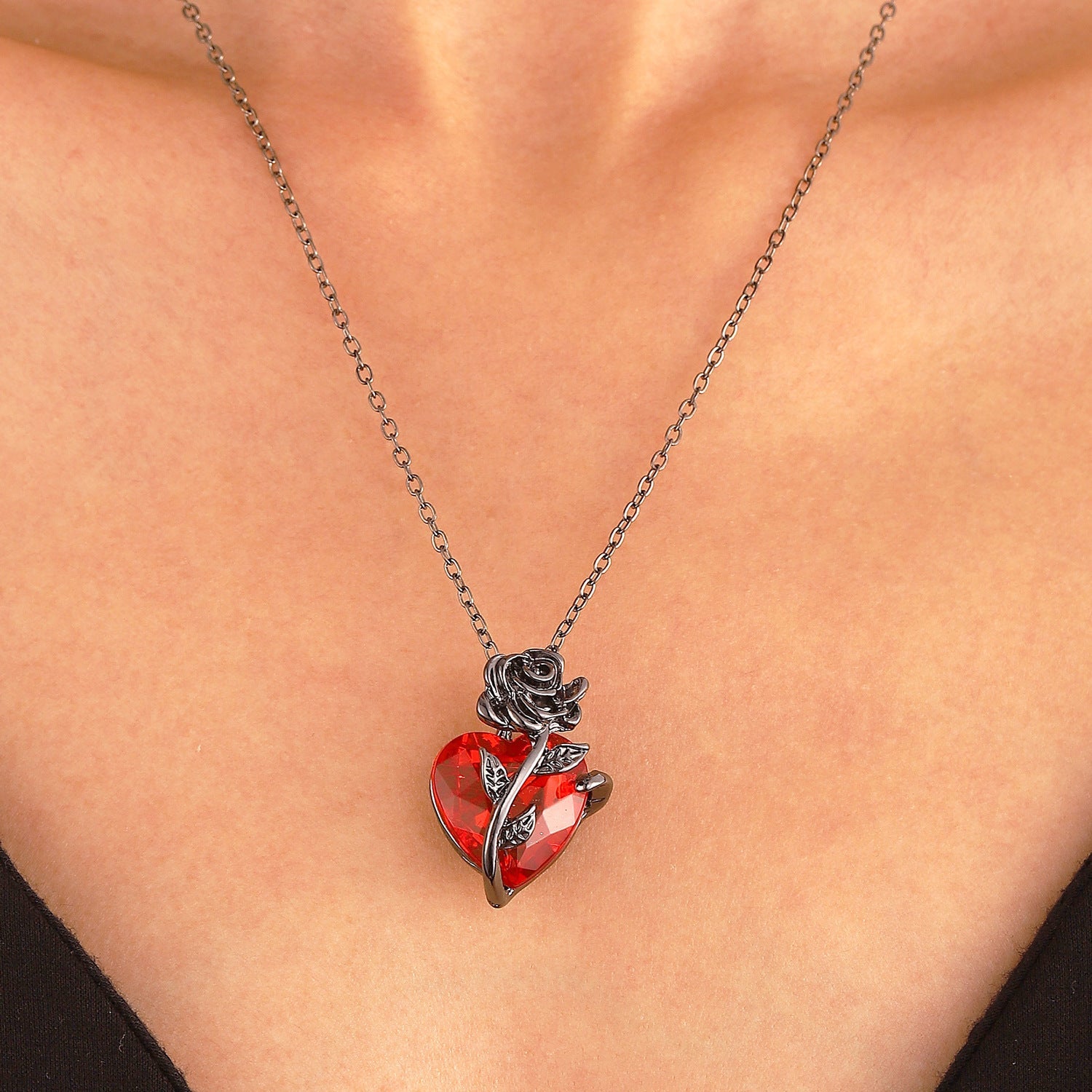 Rose Love Necklace For Valentine's Day - Infinite CelebrationsjewelryInfinite CelebrationsInfinite Celebrations