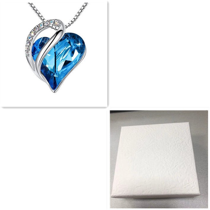 Sliver Heart Shaped Geometric Necklace Gift - Infinite CelebrationsjewelryInfinite CelebrationsInfinite Celebrations